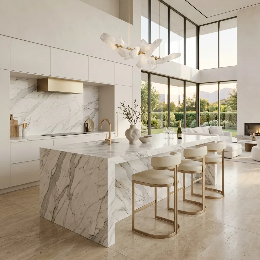 Luxury marble interior by Rameshwar Exports - imported Italian marble India